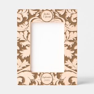 Marcos Grabados 5x7 Leyendas botánicas negrita con texto Personali