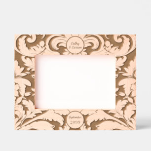 Marcos Grabados 7x5 Paisaje Negrita Leaves botánicas Personalizado