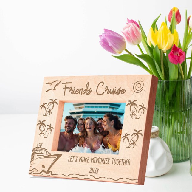 Marcos Grabados Amigos Cruise Hagamos recuerdos juntos (Subido por el creador)