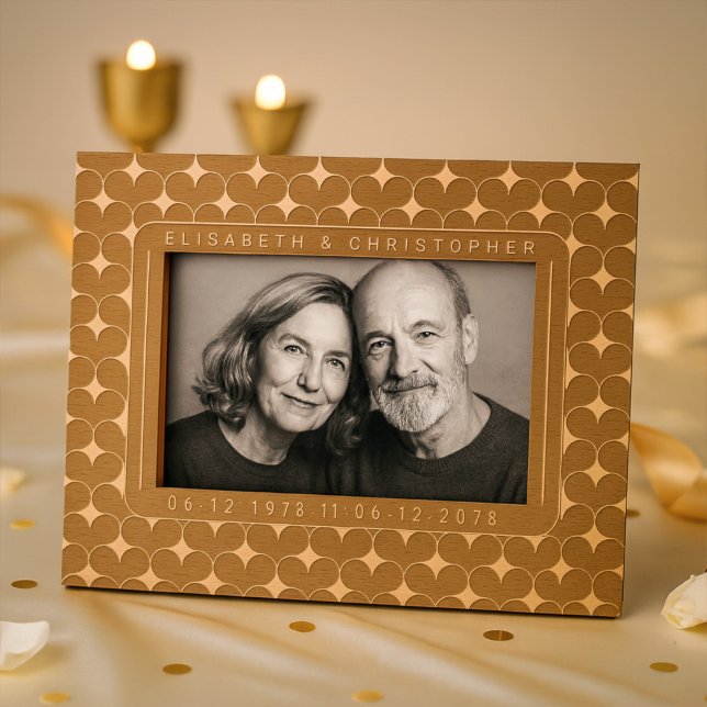 Marcos Grabados Aniversario del Boda de nombre personalizado del c (Subido por el creador)