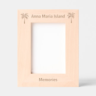 Marcos Grabados Anna Maria Island Florida Laser Engraved frame