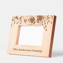 Apellido Típografía Elegante De Guión Floral