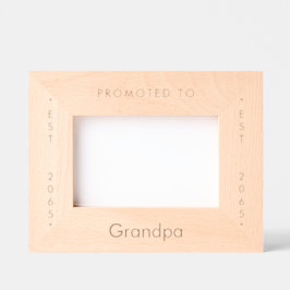 Marcos Grabados Ascendido al abuelo Wooden