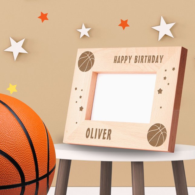 Marcos Grabados Baloncesto Ball Sports Happy Birday (Subido por el creador)