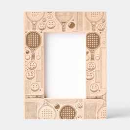 Marcos Grabados Baloncesto de madera grabada de 4" x 6"