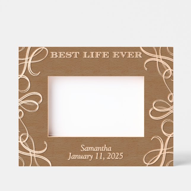 Marcos Grabados Baptismo JW Mantener regalo - Personalizado! (Anverso)