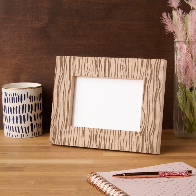 Marcos Grabados Beautiful Engraved Wood Frame Fits 5x7 Photos Perf (Izquierda)
