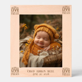 Marcos Grabados Bebé, aún vivo con mis padres