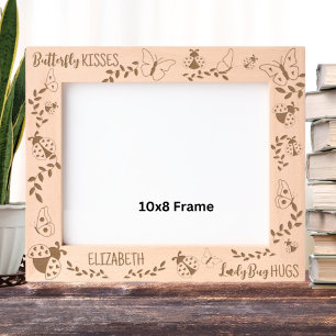 Marcos Grabados Besos de mariposa, abrazos de parásitos personaliz