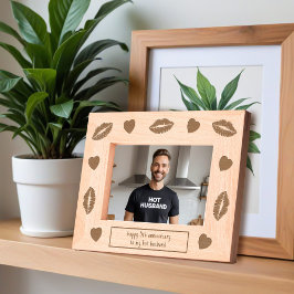 Marcos Grabados Besos para el regalo del quinto aniversario del Bo