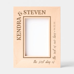 Marcos Grabados Boda moderna personalizada