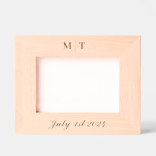 Marcos Grabados Boda monograma moderno