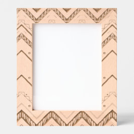 Marcos Grabados Boho Chevron Pattern Sage Geometric Wood Pri