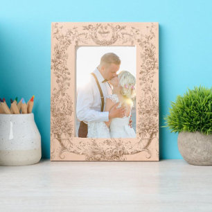 Marcos Grabados Borde barroco vintage del Rococo con corazones