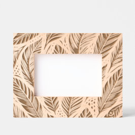 Marcos Grabados Borde de plumas