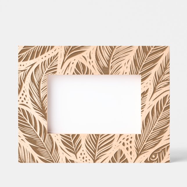 Marcos Grabados Borde de plumas (Anverso)