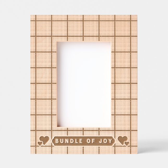 Marcos Grabados "Bundle of Joy" Custom New Baby (Anverso)