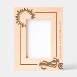 Marcos Grabados Caballo de acero para motocicleta 4x6P