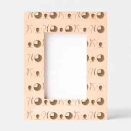 Marcos Grabados "Caras de emoticonos animales adorables"