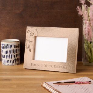 Marcos Grabados Catcher del sueño floral