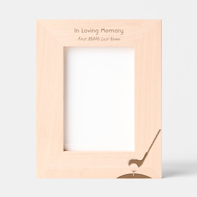 Marcos Grabados Celebración del recuerdo de la vida de Golfer (Anverso)