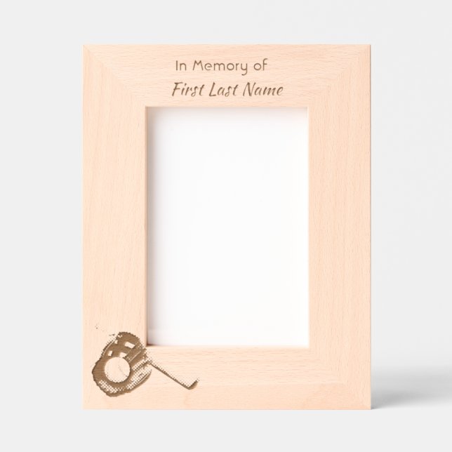 Marcos Grabados Celebration of Life Service Baseball Game Player  (Anverso)