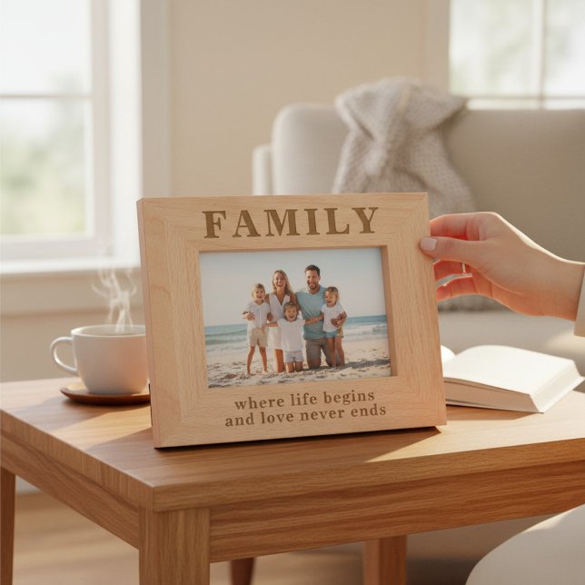 Marcos Grabados Cita familiar tipografía moderna simple (Subido por el creador)