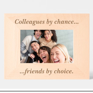 Marcos Grabados Cita simple de Personalizado Wood Picture Frame