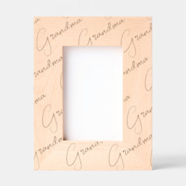 Marcos Grabados Custom Grandma Picture Frame, Portrait, Granny