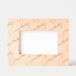 Marcos Grabados Cute Grandbaby Picture Wood Frame, 6x4" Landscape