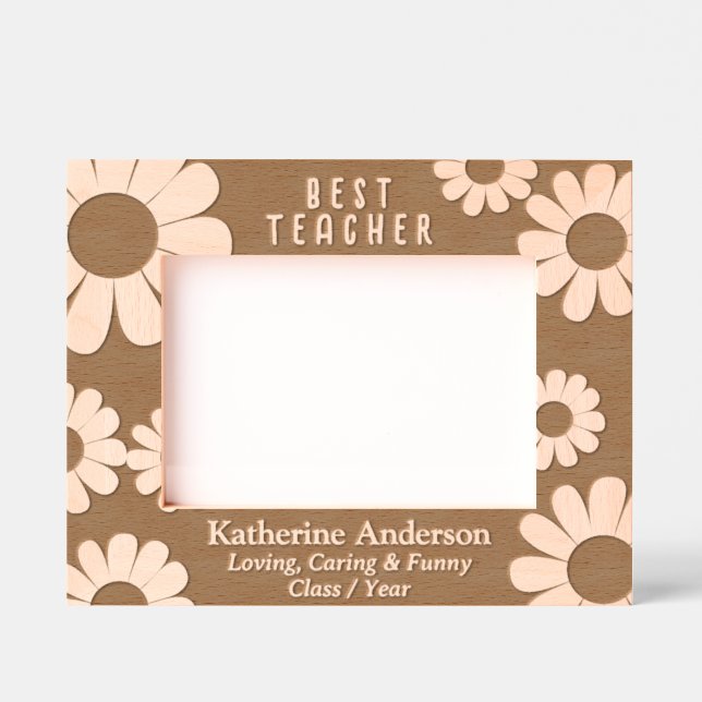 Marcos grabados Daisy Mejor Maestra (Anverso)