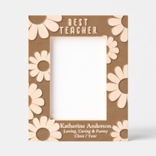 Marcos grabados Daisy Mejor Maestra
