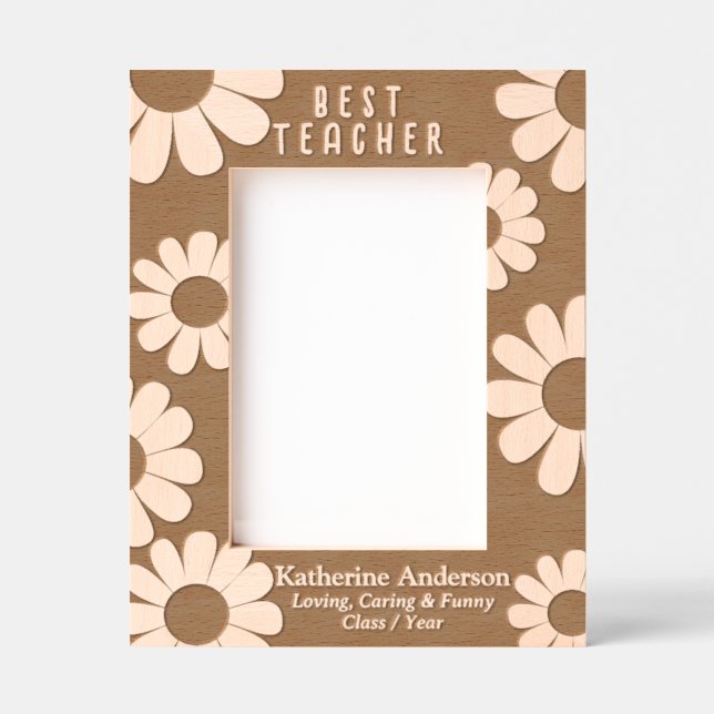 Marcos grabados Daisy Mejor Maestra (Anverso)