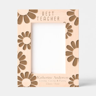 Marcos grabados Daisy Mejor Profesor