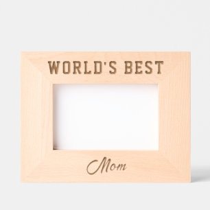 Marcos grabados de la mejor mamá del mundo