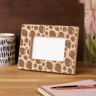 Marcos Grabados Dibujo del patrón de globo simple lindo