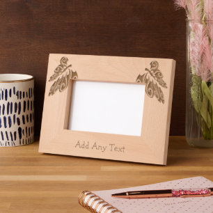 Marcos Grabados Diseño de mariposa personalizado