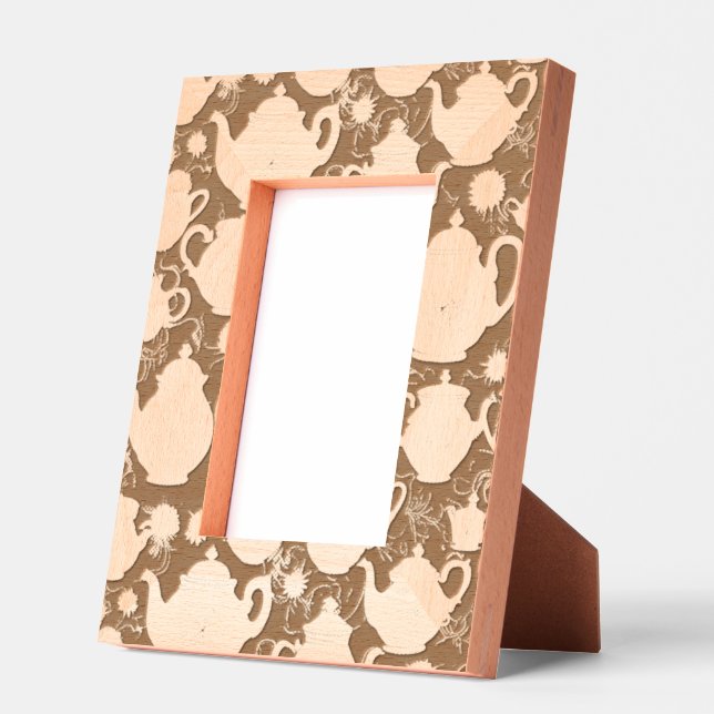 Marcos Grabados Diseño láser de tiempo de té (Izquierda)