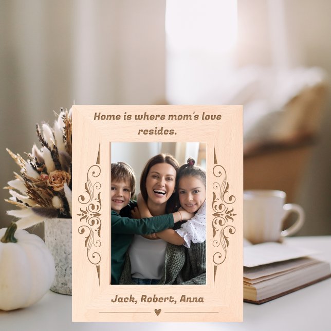 Marcos Grabados El hogar es donde el amor de mamá reside (Subido por el creador)