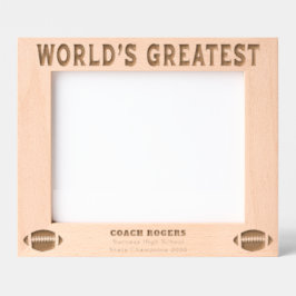 Marcos Grabados El mejor entrenador de fútbol del mundo personaliz