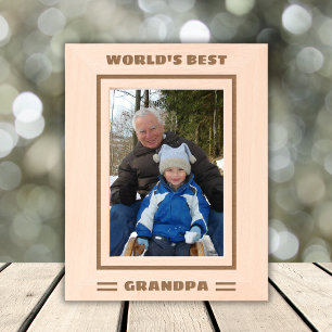 Marcos Grabados El mejor Personalizado del mundo escribe el Día de