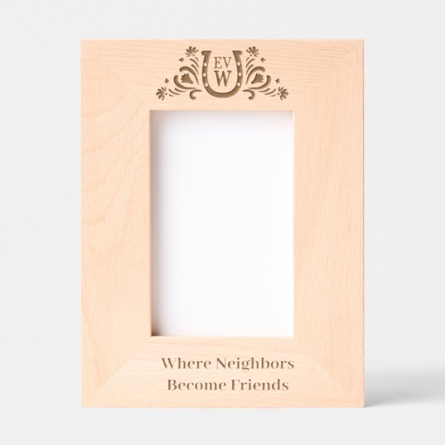 Marcos Grabados El Vaquero Photo Frame (Anverso)