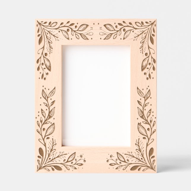 Marcos Grabados Elegant Boho Floral (Anverso)