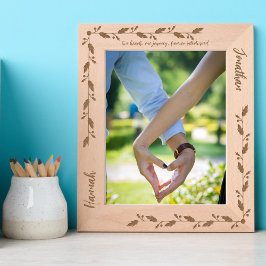 Marcos Grabados Elegante Cita Personalizado Pareja Foto Nombre Amo
