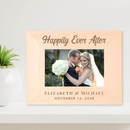 Marcos Grabados Elegante, feliz por siempre después de foto Boda