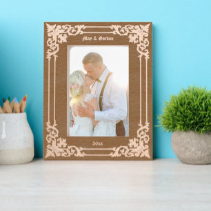 Marcos Grabados Elegante frontera de desplazamiento de la era vict