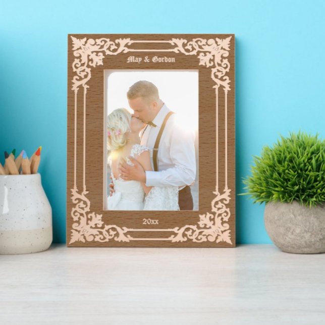 Marcos Grabados Elegante frontera de desplazamiento de la era vict (Subido por el creador)