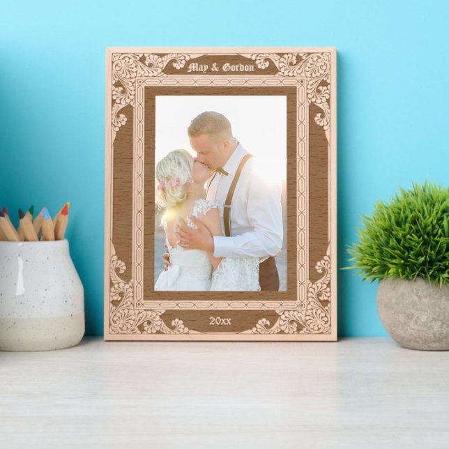 Marcos Grabados Elegante frontera de la era victoriana 1877 (Subido por el creador)