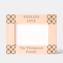 Marcos Grabados Endless Love Personalizado Family Name Picture Fra