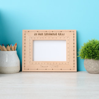 Marcos Grabados Escultismo chica En Mi Era Brownie